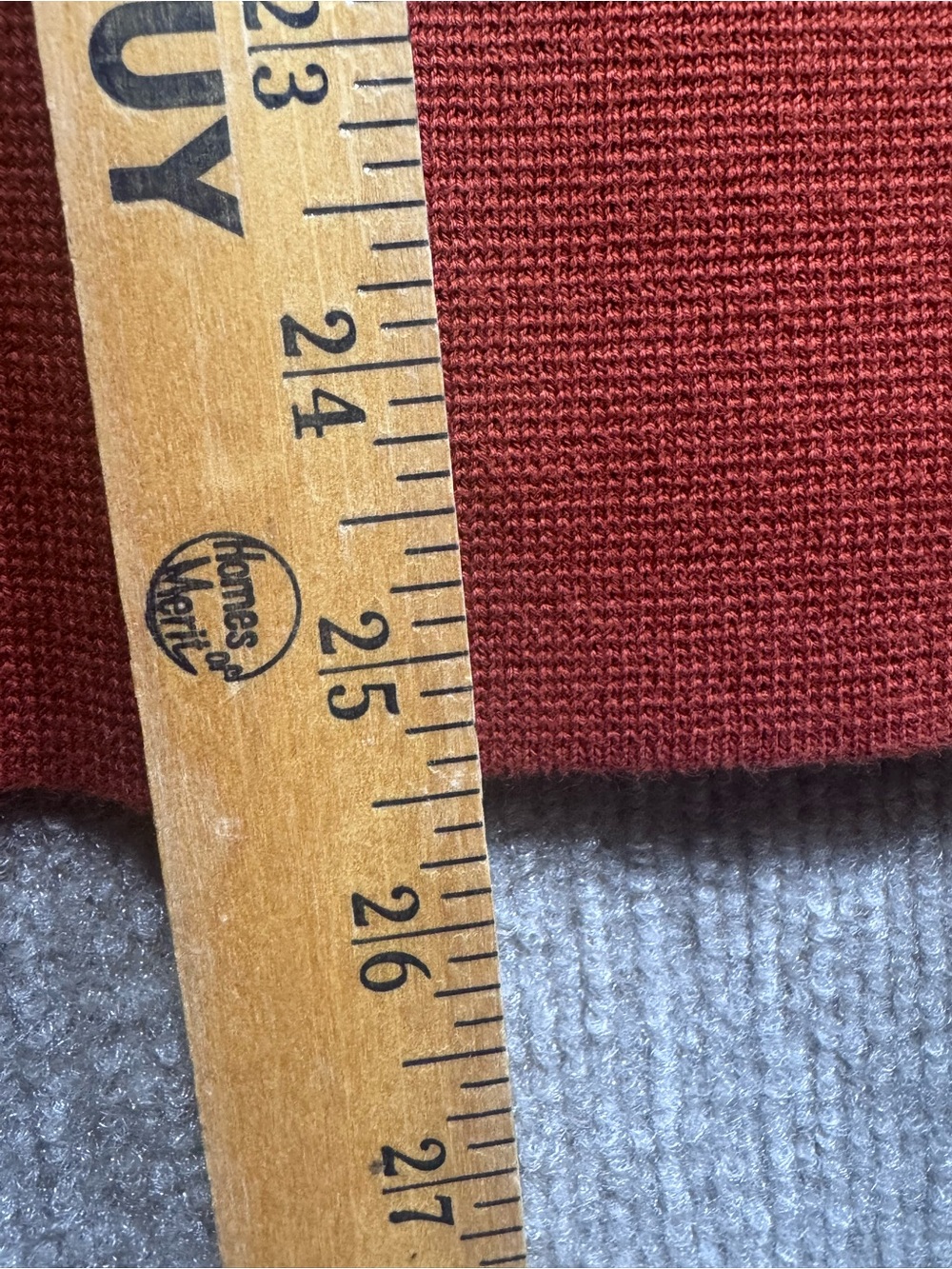 Talbots Knit Blazer Jacket Rust Terracotta Notched Lapel 2 Button Women’s Large - Picture 8 of 9